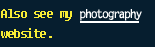 my photography website