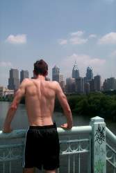 Downtown Philly from the South Street Bridge - skyline unchanged in ten years