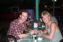 Dinner with Michael on 17th Street in D.C.