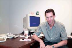 In a good mood in the Irvine office