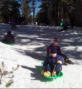 Kids and snow