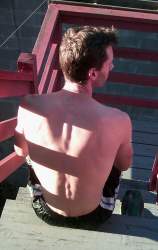 Enjoying the unusually warm weather
