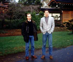 In Golden Gate Park with Erik, 1988