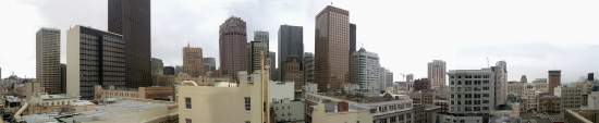 However, this lofty perch offered two advantages. One, obviously, the nice
view.