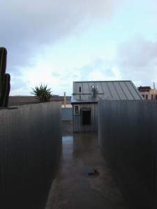 Another cloudburst as viewed from Brian's doorway
