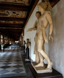 In the Uffizi