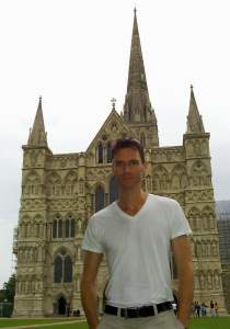 Me in front of the famous cathedral :)