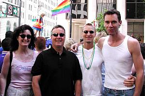 Donna, Hunter, me and Brett. Jimmy took the photo.