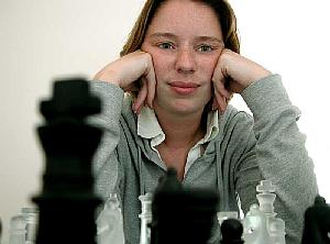 Later, Kirstie and I played chess. And I noticed what beautiful eyes my sister has.